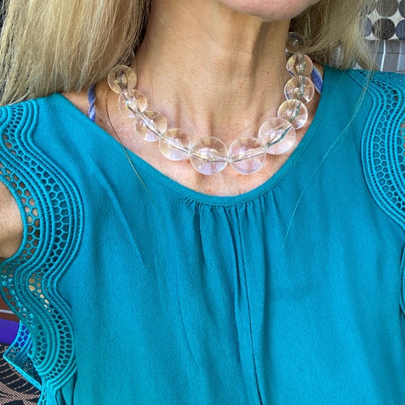 Large beaded necklaces - Picture 3 of 4